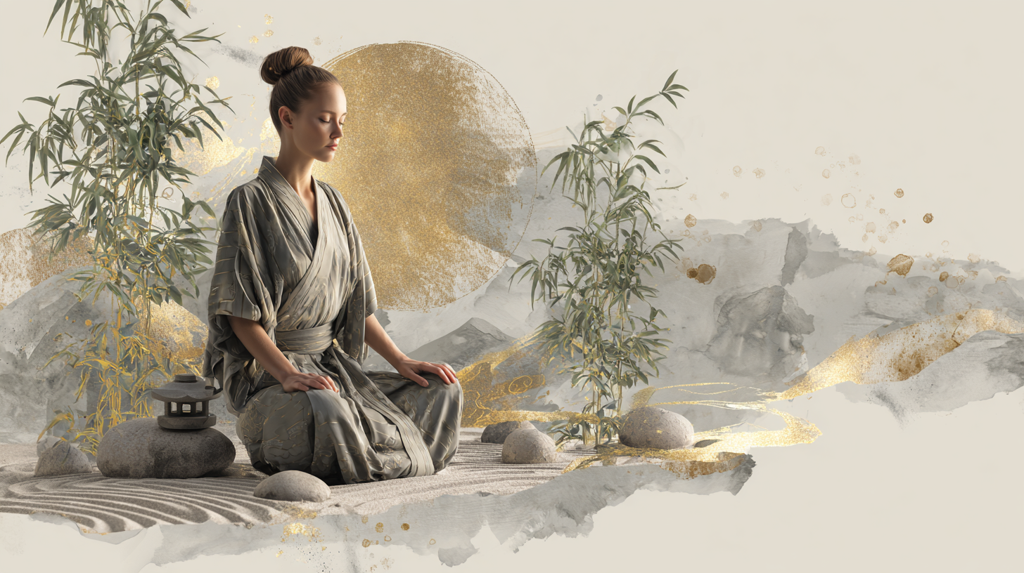 Mujer en meditación