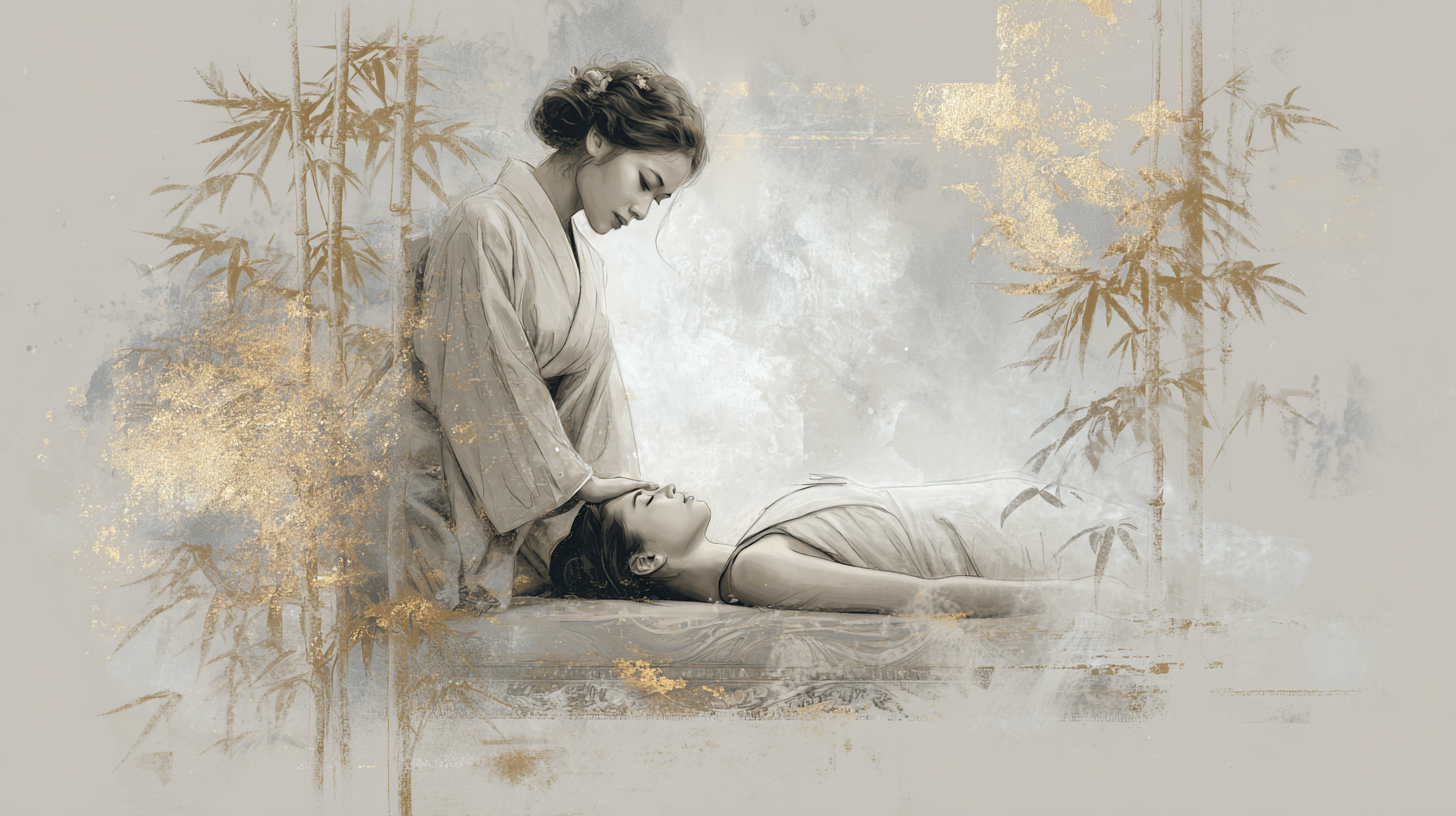 Una sesión de Reiki